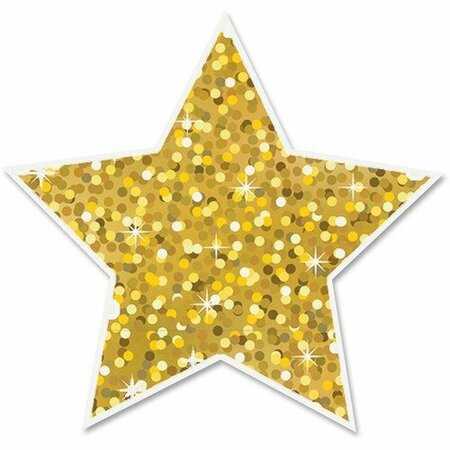 ASHLEY PRODUCTIONS Decorative Magnetic Stars, 3in, 12 Pieces, Gold ASH30400
